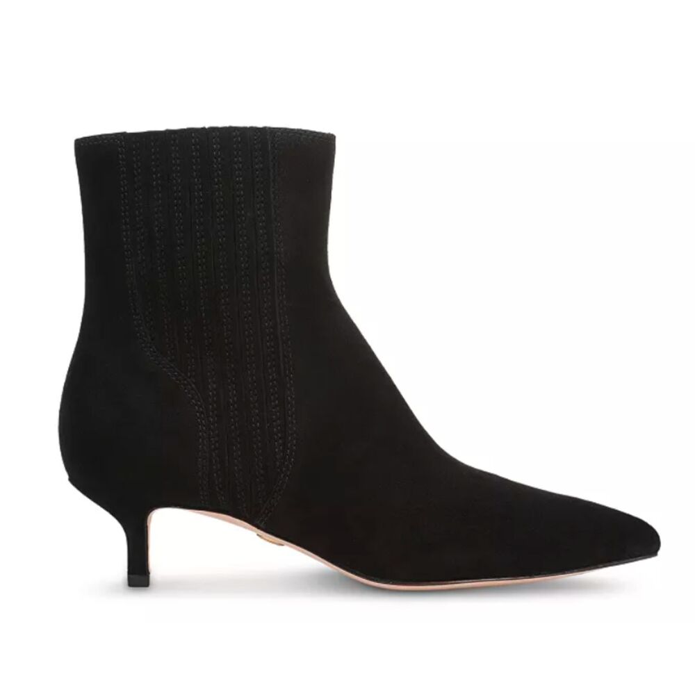 Veronica Beard Women's Lisa 45 Kitten Heel Stretch Booties Boots 8 NIB 495 Black